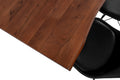 #nussbaumfarben #säulen-gestellschwarz