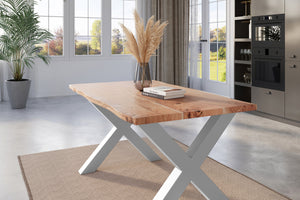 #naturfarben #140x80 #x-gestellsilber