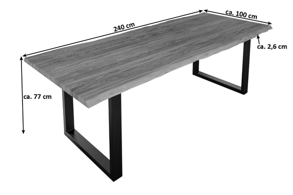 #stonefarben #240x100 #u-gestellschwarz