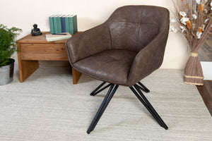 #dunkelbraun #metallgestellschwarz