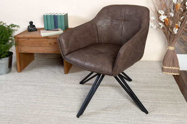 #dunkelbraun #metallgestellschwarz