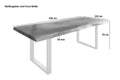 #naturfarben #220x110 #u-gestellsilber