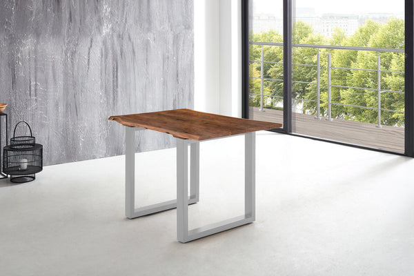 #nussbaumfarben #120x80 #u-gestellsilber