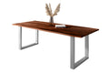 #nussbaumfarben #280x100 #u-gestellsilber