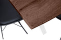 #nussbaumfarben #200x100 #x-gestellweiß