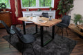 #naturfarben #220x100 #u-gestellschwarz