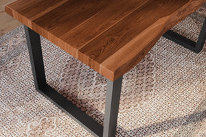 #akazienussbaumfarben #120x80 #u-gestellschwarz