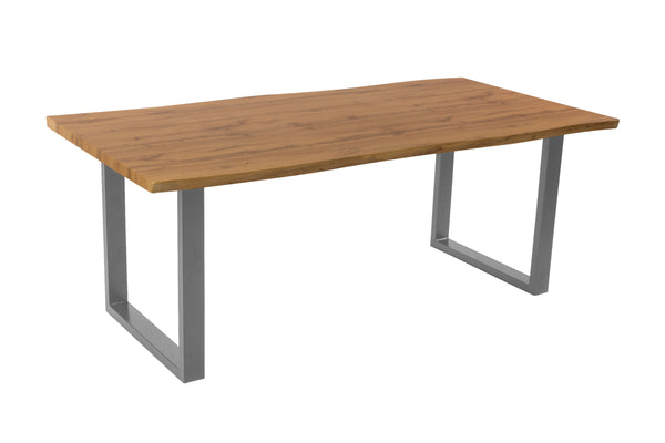 #wildeichenfarben #200x100 #u-gestellsilber