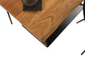#akazienaturfarben #100x60 #säulen-gestellschwarz