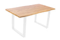 #wildeichenfarben #160x85 #u-gestellweiß
