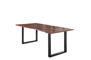 #nussbaumfarben #220x100 #u-gestellschwarz