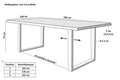#mangoroughfarben #240x100 #u-gestellschwarz