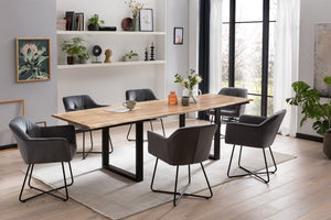 #naturfarben #140(220)x90 #u-gestellschwarz