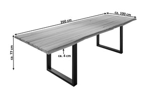#naturfarben #260x100 #u-gestellschwarz