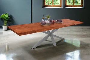 #nussbaumfarben #200(300)x100 #spider-gestellsilber