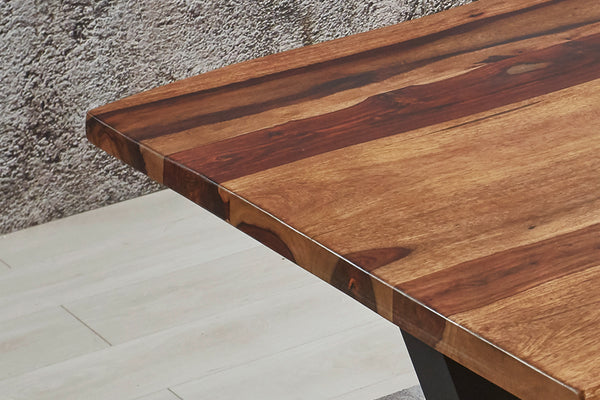 #sheeshamnaturfarbenlackiert #220x100 #x-gestellschwarz