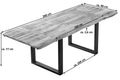 #160(260)x90 #mangonaturfarben #u-gestellschwarz
