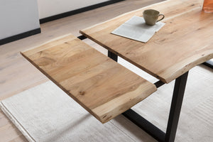 #naturfarben #140(220)x90 #u-gestellschwarz