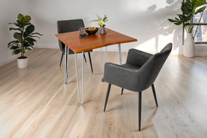 #nussbaumfarben #80x80 #hairpin-gestellsilber