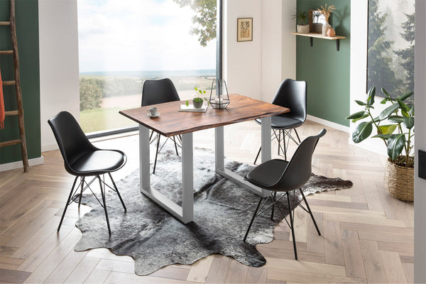 #nougatfarben #140x80 #u-gestellsilber
