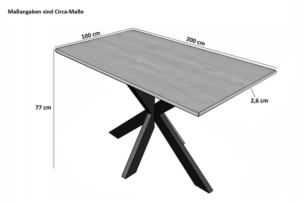 #naturfarben #200x100 #spider-gestellsilber
