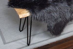 #naturfarben #140cm #hairpin-gestellschwarz