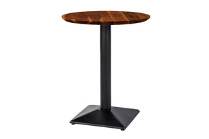 #akazienussbaumfarben #60x60 #säulen-gestelleckigschwarz