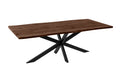 #nussbaumfarben #200x100 #spider-gestellschwarz