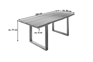 #naturfarben #180x90 #u-gestellsilber