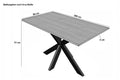 #naturfarben #180x90 #spider-gestellschwarz