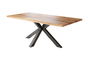 #holzwildeiche-optik #240x100 #spider-gestellschwarz