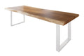#akazienaturfarben #260x100 #u-gestellweiß