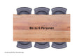 #naturfarben #180x90 #hairpin-gestellschwarz