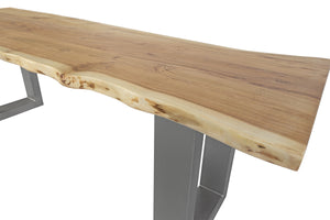 #naturfarben #120cm #u-gestellsilber