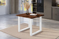 #nussbaumfarben #80x80 #u-gestellweiß