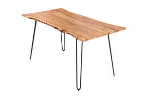 #naturfarben #140x80 #hairpin-gestellschwarz