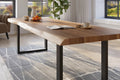 #naturfarben #260x110 #u-gestellschwarz