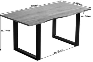 #140x80 #u-gestellschwarz