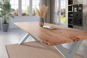 #naturfarben #300x100 #x-gestellsilber