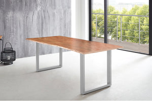 #naturfarben #220x100 #u-gestellsilber