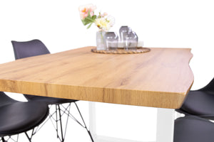 #wildeichenfarben #140x80 #u-gestellweiß