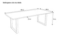 #nussbaumfarben #180x90 #u-holzgestellnussbaum