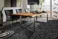 #naturfarben #220x100 #u-gestellsilber