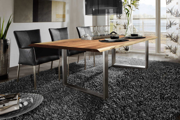 #naturfarben #220x100 #u-gestellsilber