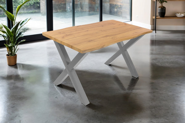 #wildeichenfarben #140x80 #x-gestellsilber