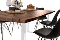 #nussbaumfarben #220x100 #u-gestellweiß