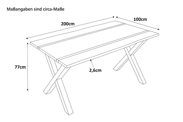 #200x100 #x-gestellschwarz