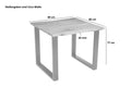 #80x80 #u-gestellsilber