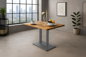 #mangonaturfarben #100x60 #säulen-gestellsilber