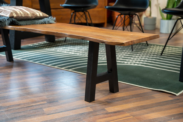 #nussbaumfarben #180cm #a-gestellschwarz